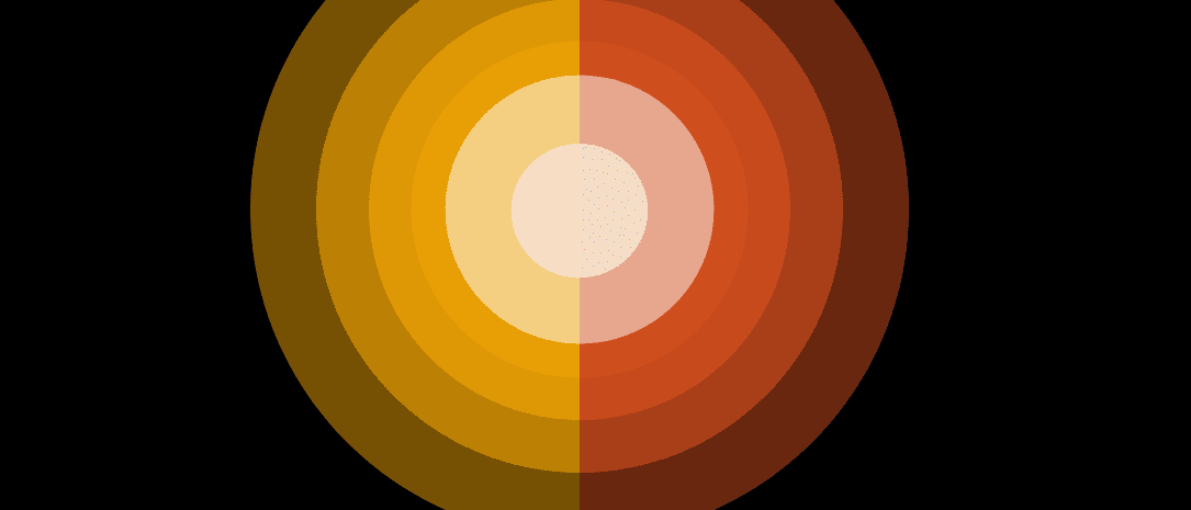Schwarzer Hintergrund mit 'Ficus Digital' Logo. Das Logo zeigt konzentrische farbige Kreise mit weißem Text.