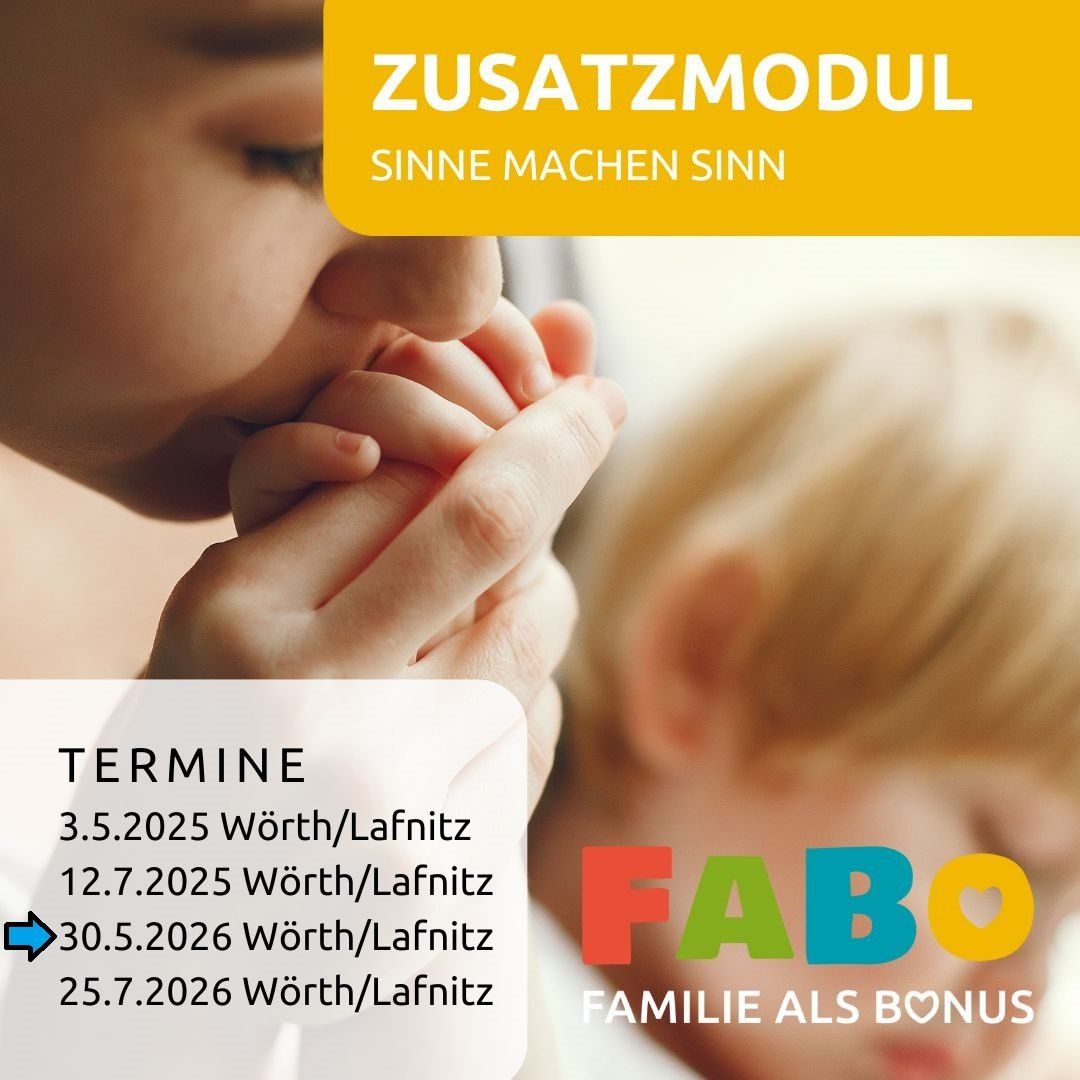 Advertisement for a family bonus program. An adult and child are shown together. Dates and locations for upcoming events are listed.