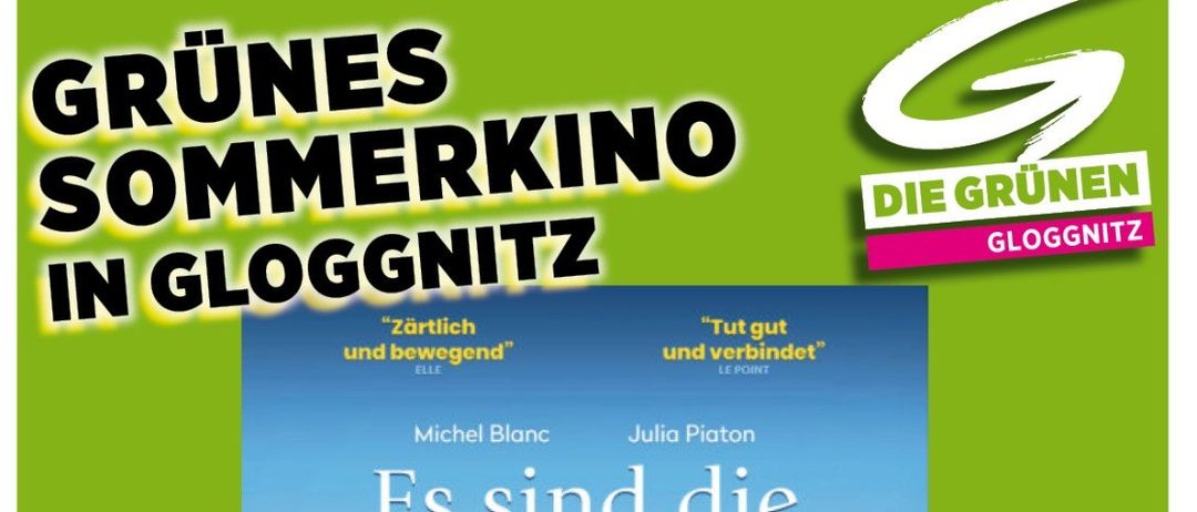 Plakat für den Film 'Es sind die kleinen Dinge' mit Michel Blanc und Julia Piaton. Die Veranstaltung ist kostenlos und findet am 22. August 2026 auf dem Sparkassenplatz statt.