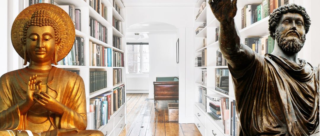 Bild enthält, Art, Adult, Male, Man, Person, Female, Woman, Face, Prayer, Furniture