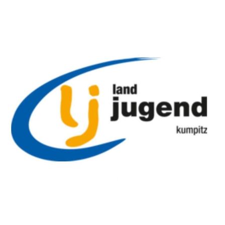 Das Logo für 'land jugend kumpitz' zeigt ein stilisiertes 'ij' mit einer blauen und gelben Welle auf weißem Hintergrund.