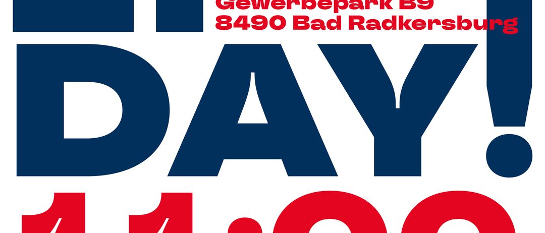 Veranstaltungsplakat für 1 Day! am Samstag, 09.05.26. Ort: Gewerbepark B9, 8490 Bad Radkersbrug. Beginn um 11:00 Uhr. Live-Band: Poor Man's Revenge.