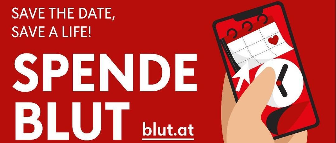 Blutspende-Veranstaltung in Gattendorf, bei der Feuerwehr, am Sonntag, 13. Juli 2025. Zeitfenster: 09:00-12:00 und 13:00-14:30. Termin buchen unter blu.at. QR-Code für die Buchung.