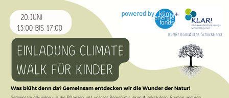 Eine Einladung zu einem Klimaspaziergang für Kinder, bei dem wir gemeinsam die Wunder der Natur erkunden, Pflanzen bestimmen, ihre Eigenschaften kennenlernen und die Atmosphäre des Waldes und der Wiese genießen.