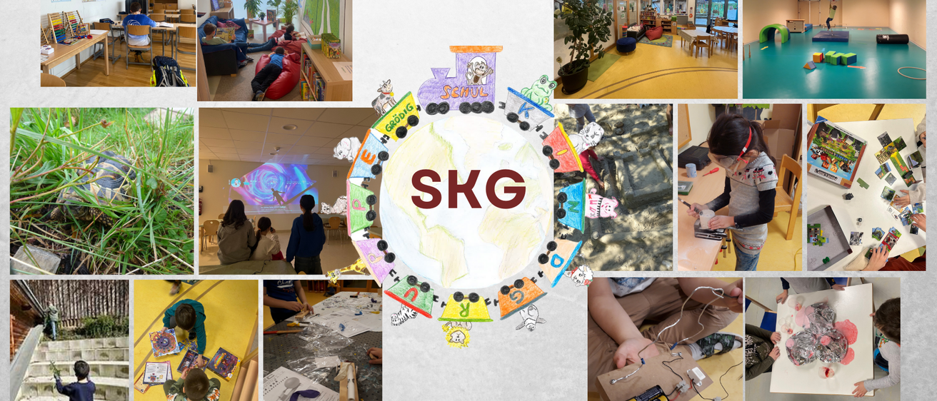 Bild enthält, Collage, Kindergarten, Child, Female, Girl, Person, Boy, Male, Plant, Chair