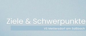 Ein blauer Hintergrund mit den Worten 'Ziele & Schw' prominent angezeigt. Unter den Worten befindet sich ein horizontaler blauer Balken. Das Gesamtbild ist minimalistisch.