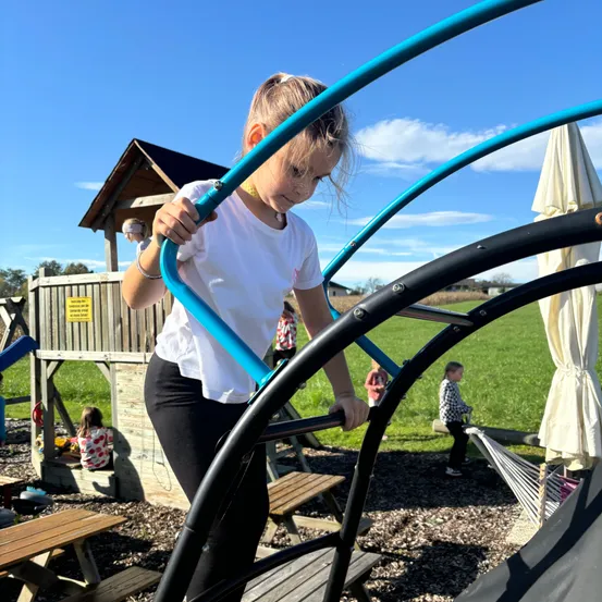 Outdoor Play Area, Outdoors, Play Area, Person, Grass, Plant, Face, Head