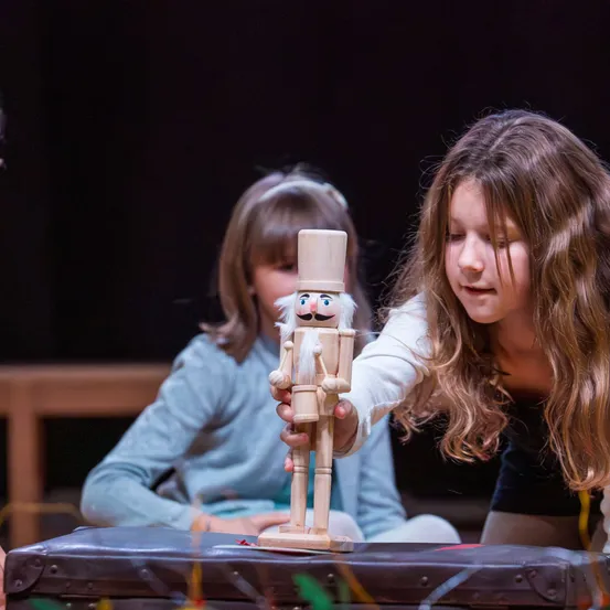 Child, Female, Girl, Person, Face, Head, Nutcracker, People