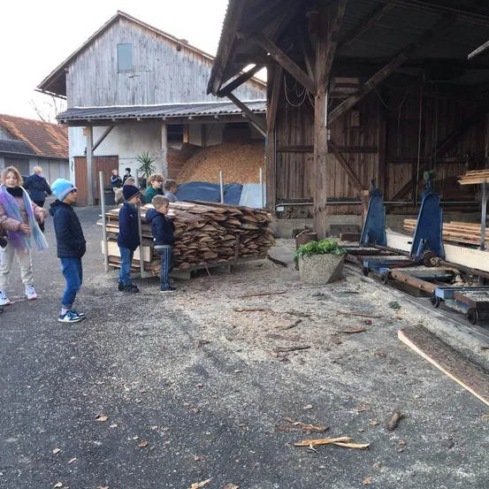 Wood, Outdoors, Shelter, Nature, Countryside, Person, Coat, Rural, Village, Jeans