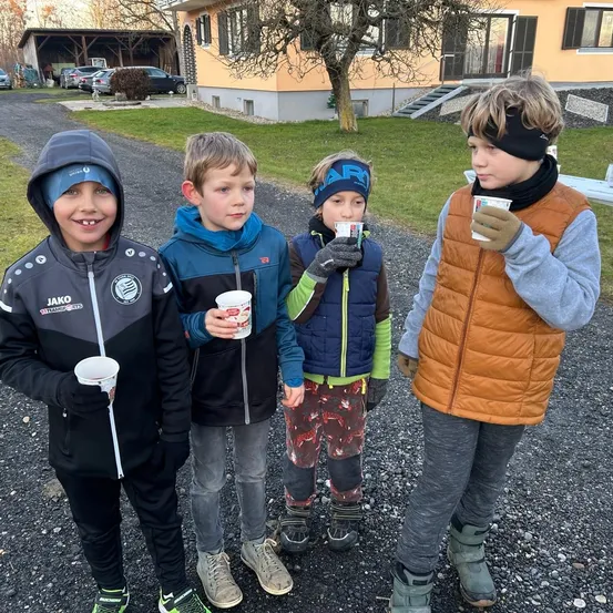 Glove, Boy, Child, Male, Person, Outdoors, Jacket, Pants, Car, Disposable Cup
