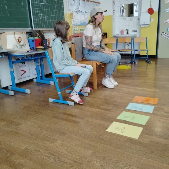Floor, Flooring, Wood, Child, Female, Girl, Person, Teen, Hardwood, Blackboard