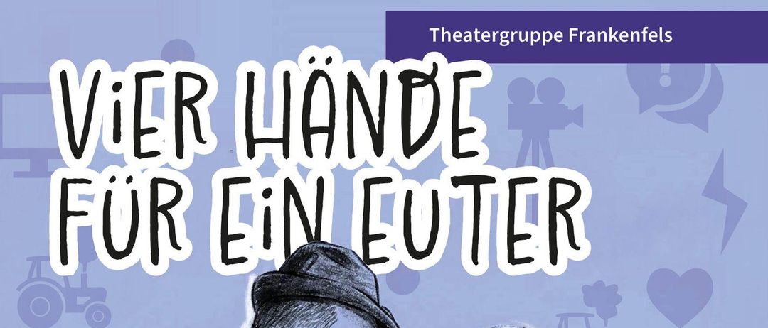 Werbeplakat für das Stück 'Wein für Ein Leuter' im Gasthaus Lichtensteg. Die Termine sind Samstag, 7. März um 20 Uhr, Sonntag, 8. März um 14 Uhr, Samstag, 14. März um 20 Uhr und Sonntag, 15. März um 14 Uhr.