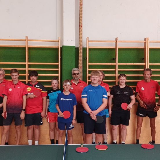 Bild enthält, Shorts, People, Person, T-Shirt, Adult, Male, Man, Ping Pong Paddle, Shoe, Glasses