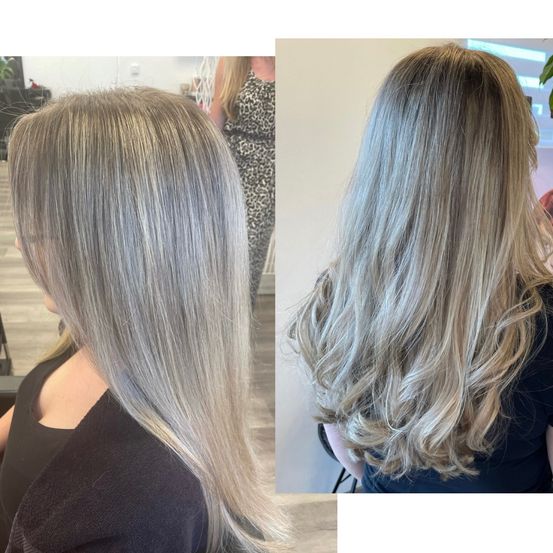 Bild enthält, Person, Adult, Female, Woman, Blonde, Hair, Head, Hairdresser, Face