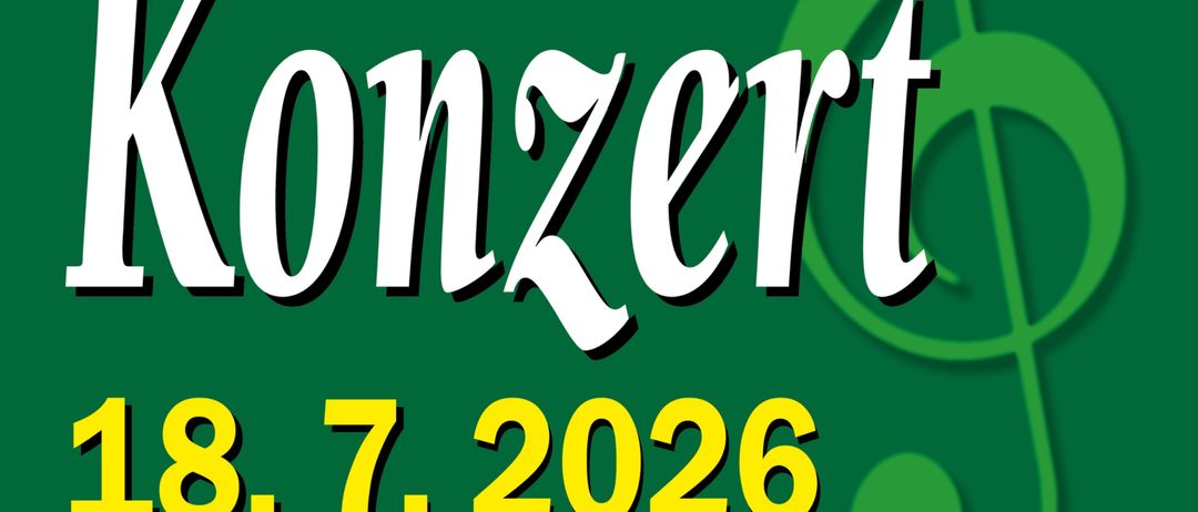 Plakat für ein Sommernachtskonzert in Eggersdorf. Datum: 18. Juli 2026. Beginn: 20:00 Uhr. Ort: Pavillon vor der Kulturhalle Eggersdorf. Eintritt: Freiwillige Spende.