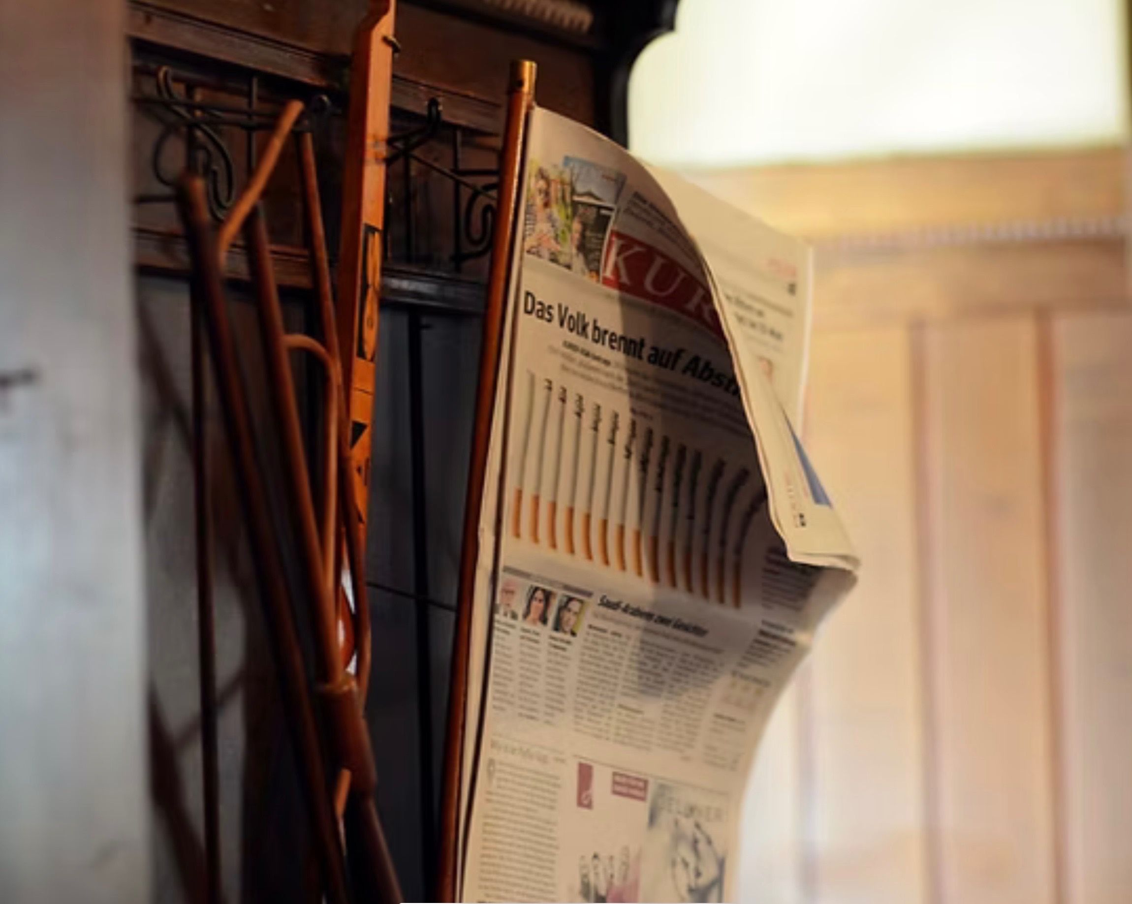 Text, Newsstand, Shop, Person, Newspaper