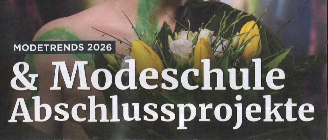 Ein Zeitschriftencover zeigt eine Frau mit grüner Gesichtsbemalung und einer Blumenkrone, die einen Blumenstrauß hält. Die Zeitschrift heißt 'Weekend' und ist vom 27. März 2026.