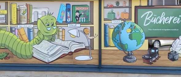 Bild enthält, Book, Publication, Shop, Painting, Person, Wheel, Mobile Phone, Blackboard, Comics, Car