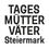 Tagesmütter*väter Steiermark-Logo. Bild enthält, Text, Dynamite, Weapon