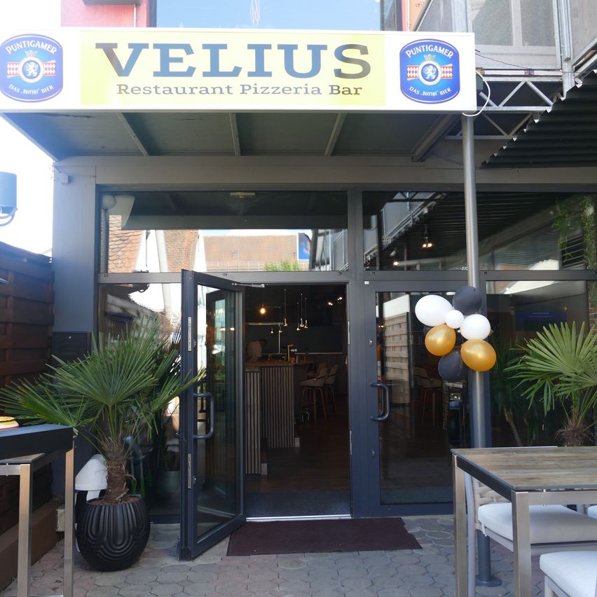 Bild enthält, Plant, Potted Plant, Restaurant, Interior Design, Door, Wood, Flooring, Building, Cafeteria, Chair