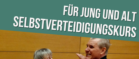 Eine Werbung für einen Freizeitkurs zeigt zwei Personen, die Gebärdensprache üben. Es sind die Termine und Zeiten des Kurses angegeben. Die Anmeldung ist bis zu einem bestimmten Datum offen.