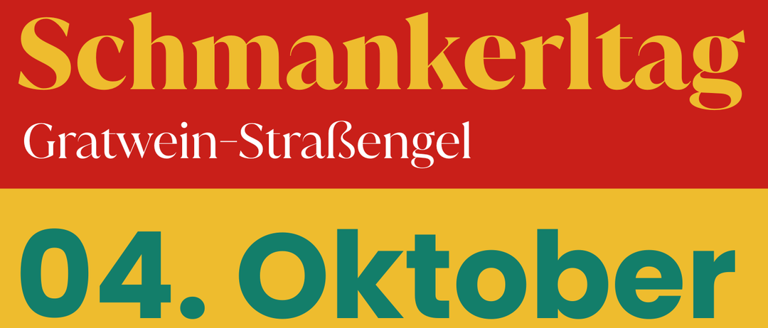 Veranstaltungsplakat für Gratwein-Straßengel am 4. Oktober 2025. Die Veranstaltung umfasst lokale Vereine und Firmen, Essen und Kunsthandwerk. Für Kinder gibt es einen Hüpfburg und verschiedene Spielstationen. Eröffnung um 11:00 Uhr mit 'Steirer Musi'.
