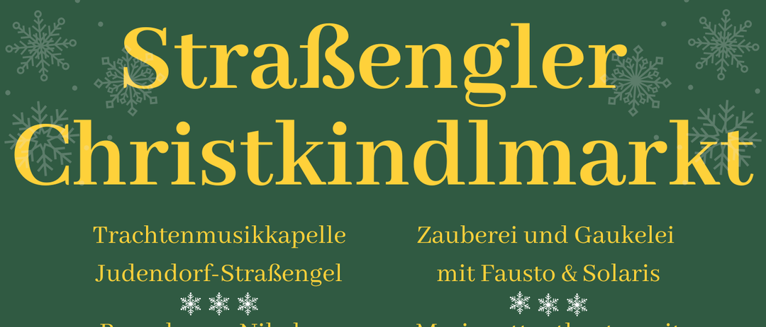 Weihnachtsmarkt mit festlichen Veranstaltungen. Highlights sind traditionelle Musik, Puppentheater, Nikolaus-Besuche und Kinderlieder. Termine: 30. November, 7. und 14. Dezember 2025.