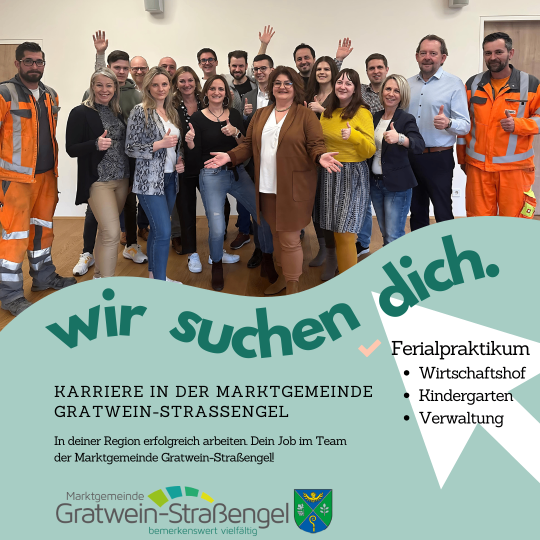 Eine Gruppe von Menschen in verschiedenen Uniformen und Schuhen posiert mit lächelnden Gesichtern für ein Foto. Sie stehen in einem Raum mit einer weißen Wand. Das Bild hat Text auf Deutsch.