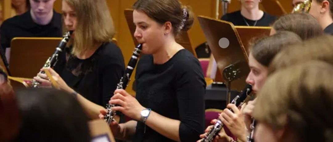 Musical Instrument, Oboe, Person, Clarinet, Adult, Female, Woman, Face, Head
