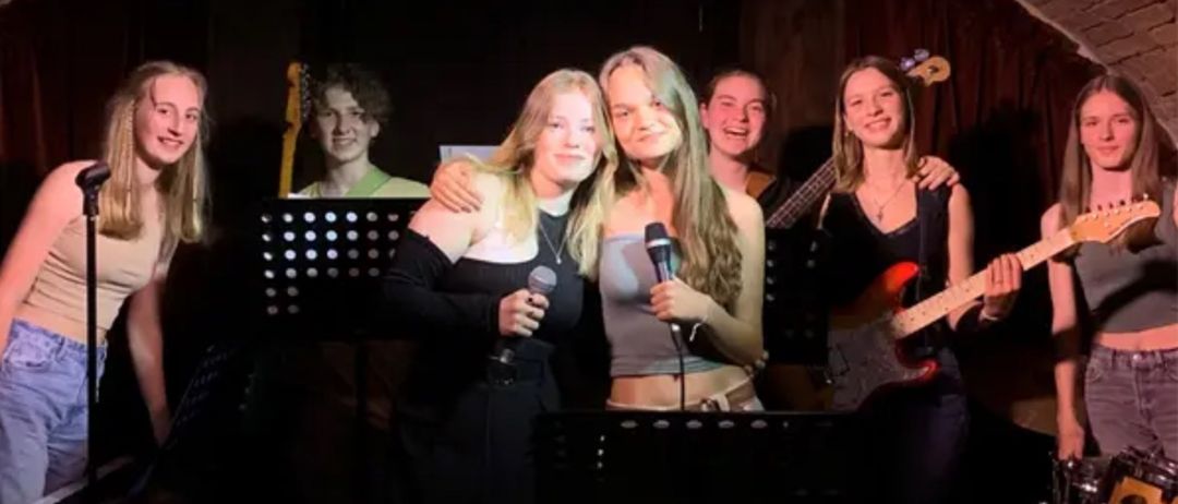 Adult, Female, Person, Woman, Guitar, Child, Girl, Face, Musician, Party
