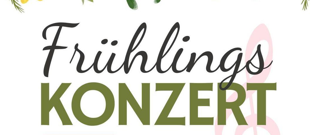 Frühlingskonzert am Samstag, 18. April um 19:00 Uhr im Schulzentrum Deutschfeistritz. Eintritt freiwillig. Wir freuen uns auf Ihren Besuch!