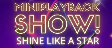 Miniplayback Show! Strahlen Sie wie ein Star. 50-jähriges Jubiläum. Freitag, 27. Juni, 18:30 Uhr in der Sporthalle.