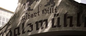 Image contains, Banner, Text, Architecture, Building, Monastery, Symbol, Animal, Dinosaur, Reptile