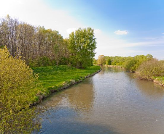 Outdoors, Canal, Water, Nature, Scenery, River, Plant, Vegetation, Path, Towpath