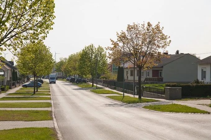 Suburb, Neighborhood, Car, Transportation, Vehicle