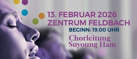 Plakat für Faschingskonzert in Feldbach, 13. Februar 2026. Beginn 19:00 Uhr, Tickets ab 15 Euro. Valentinstagserinnerung für den 14. Februar.