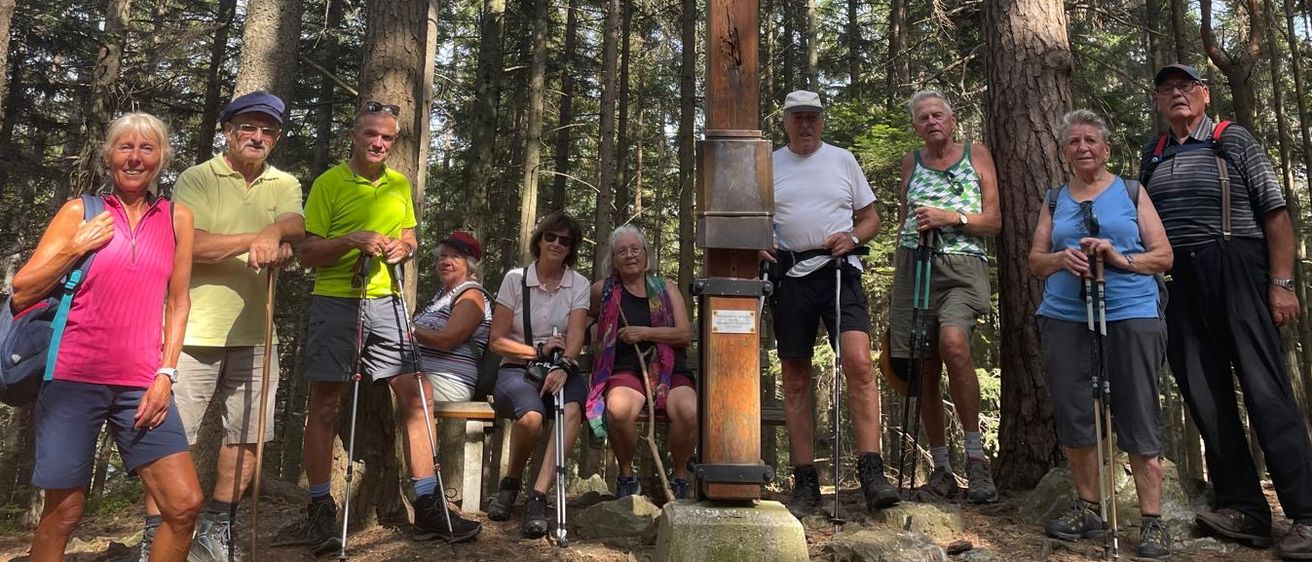 Bild enthält, Vegetation, Land, Nature, Tree, Woodland, Grove, Cross, Park, Person, Man