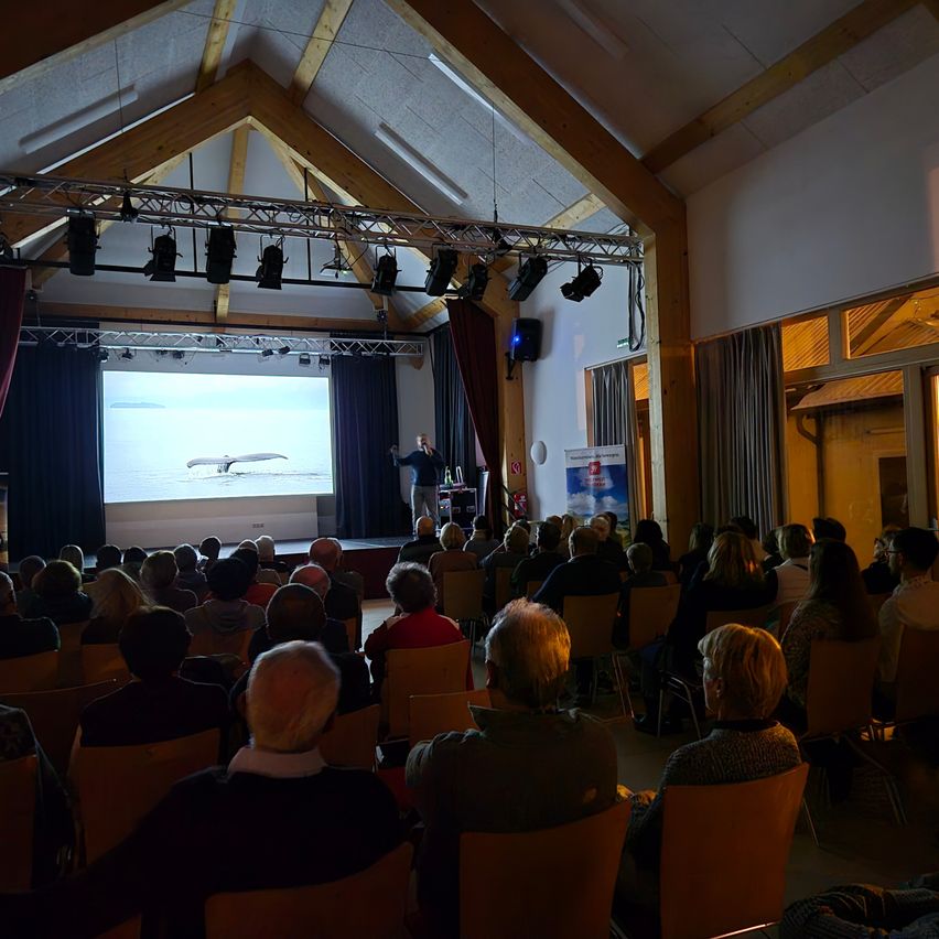 Zahlreiche Besucher bei Vortrag von Pascal Violo im pfarr.kultur.saal