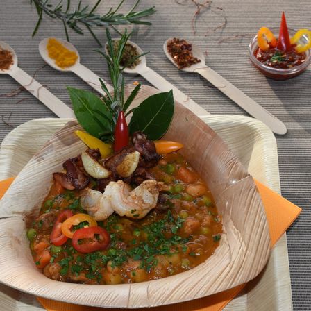 Bild enthält, Food, Food Presentation, Meal, Curry, Dish, Cutlery, Spoon, Bowl