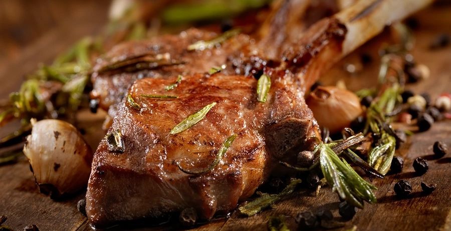 Bild enthält, Food, Meat, Mutton, Beef, Pork, Fungus, Plant