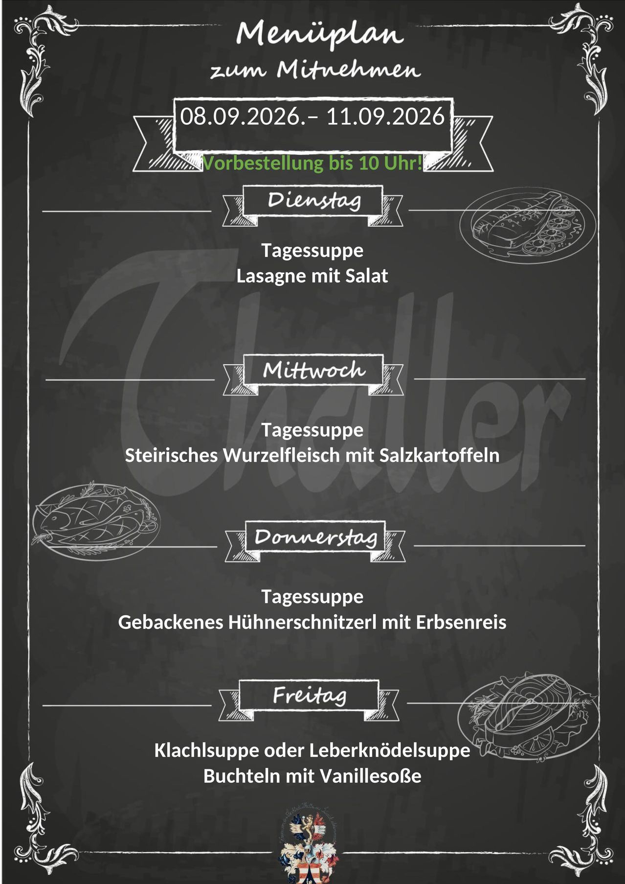 Menüplan