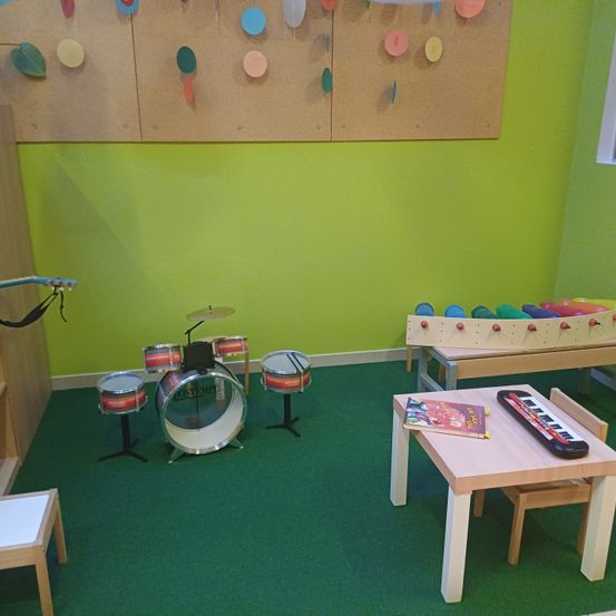 Kindergarten, Chair, Furniture, Play Area, Indoors, Interior Design, Floor, Flooring