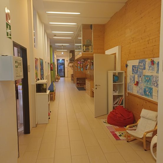 Floor, Flooring, Building, Wood, Corridor, Indoors, Plywood, Interior Design, Chair, Hospital