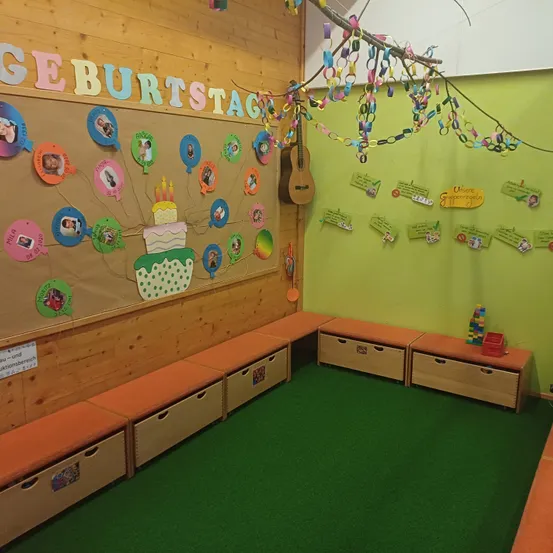 Kindergarten, Play Area, Indoors, Interior Design, Architecture, Building, Person