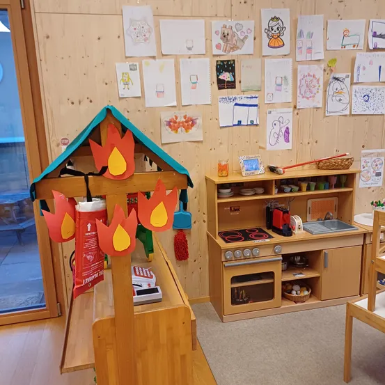 Indoors, Interior Design, Wood, Plywood, Hardwood, Floor, Flooring, Play Area, Kindergarten