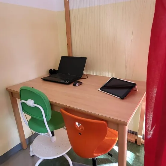 Furniture, Table, Indoors, Chair, Desk, Interior Design, Laptop, Pc, Office, Office Chair