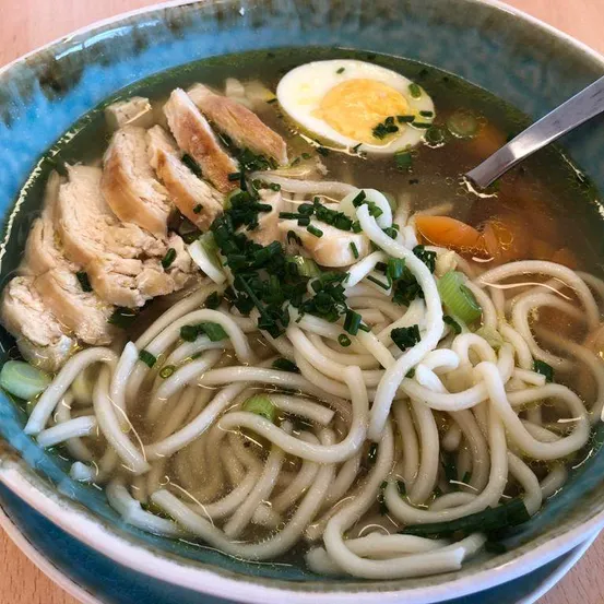 Bowl, Dish, Food, Meal, Soup, Noodle Soup, Egg, Plate, Meat, Pork