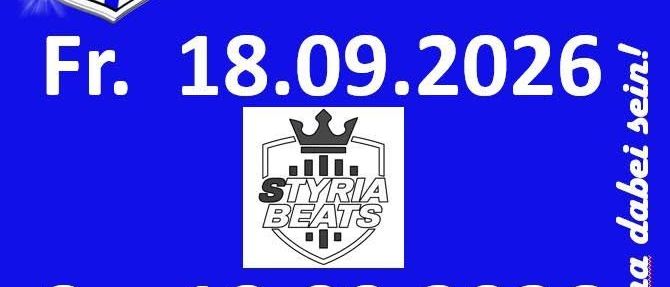 Blaues Plakat, das ein Fußballevent am 18. und 19. September 2026 bewirbt, mit dem USC JAGBERG Logo und dem MHN Veranstaltungstechnik Logo.