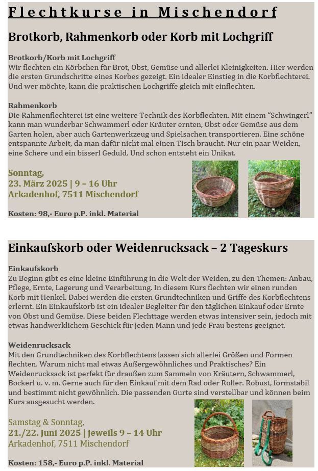 KurseFlechtwerkstatt