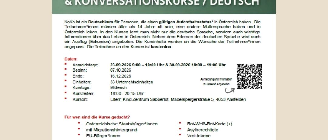 KOKO Sprachkurs - Volkshilfe
